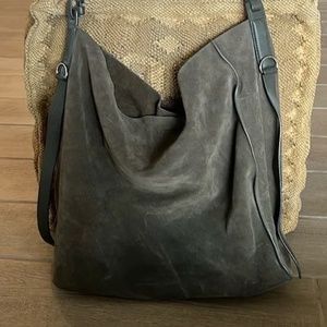 All Saints Olive Green Shoulder Bag